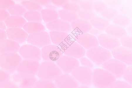 淡淡的玫瑰泡沫塑料质感 抽象的聚苯乙烯泡沫塑料背景 微距特写白色气泡背景图片
