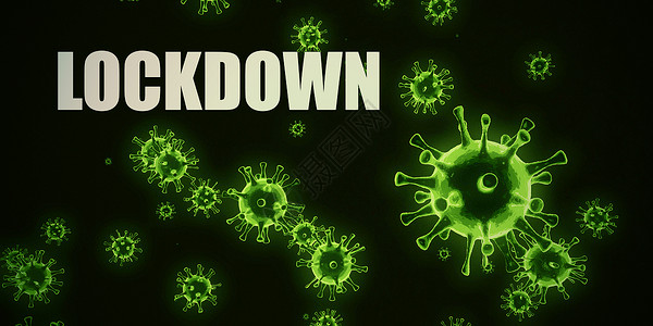 锁定禁闭传染性数据控制绿色疾病黑色横幅背景图片