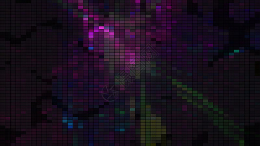 带方形粒子的马赛克这是计算机生成的抽象数字技术背景3d 渲染背景音乐会几何学诊所卡片网络商业设计师创造力控制灯泡背景图片