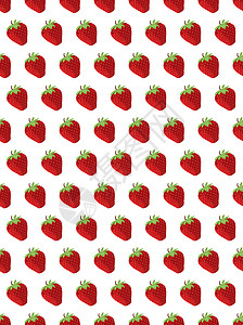 无缝无缝草莓背景绘画水果红色艺术艺术品种子食物浆果背景图片