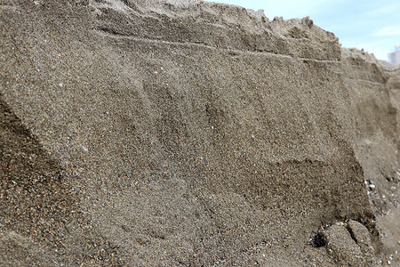 海海滩沙子纹理 沙质表面背景 室外沙崖背景高清图片