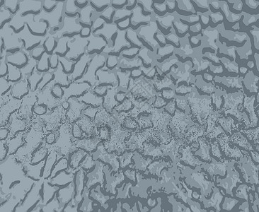 湿清霜金属表面的水滴涟漪蓝色环境空气液体气泡嘶嘶化学品宏观墙纸插画
