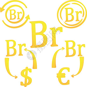 3D 白俄罗斯卢布白俄罗斯货币符号 ico设计图片