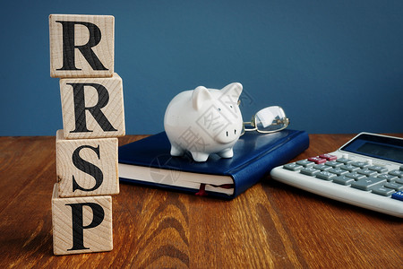 维尼熊和小猪注册退休储蓄计划RRSP或RSP和小猪银行背景