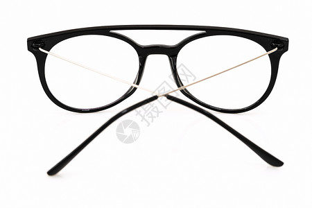 眼眼镜黑色经典镜框镜片工作室商业眼睛衣服白色框架眼镜个性视力背景图片
