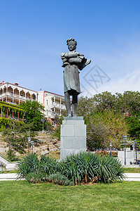 巴拉塔雕像格鲁吉亚语高清图片