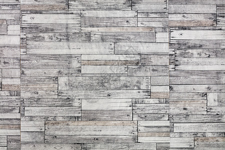 木制马赛克墙 灰色旧木板条马赛克背景图片