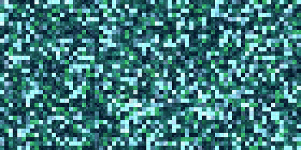 Dee Sea 蓝色瓷砖彩色方块 五颜六色的马赛克纹理 明亮的填充几何背景 无缝背景背景图片