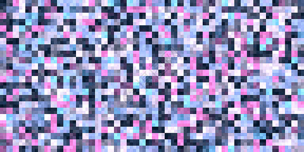 淡淡的淡紫色蓝色平铺彩色方块 五颜六色的马赛克纹理 明亮的填充几何背景 无缝背景背景图片