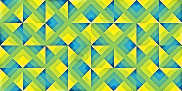 蓝色黄色现代随机填充几何形状图案背景纹理背景图片