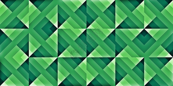 绿色现代随机填充几何形状图案背景纹理几何学马赛克插图矩形背景图片
