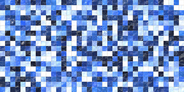 蓝色白色无缝装饰瓷砖背景纹理背景图片