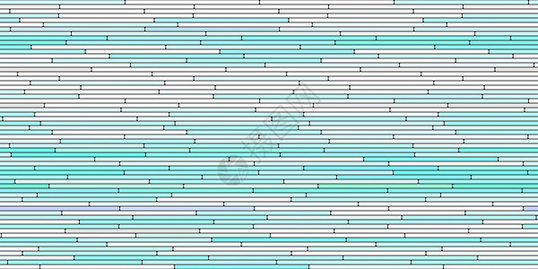 天蓝色随机线部分背景 五颜六色的沿段纹理 抽象颜色分层水平单元格背景图片