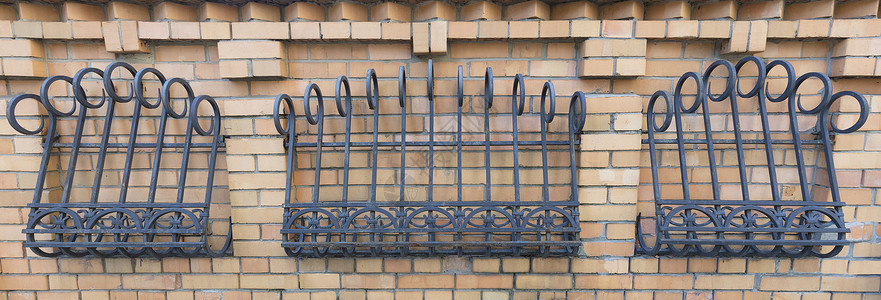 铁铁制铁的拉蒂装饰砖栅栏高清图片