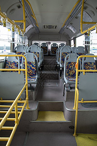 公共汽车内部背景图片