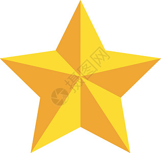 白色背景上的黄色界面网站插图金子按钮用户网络星星横幅背景图片