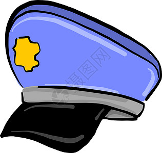 警察帽子背景图片