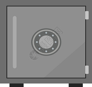白色背景上的方形安全控制板商业金融密码玻璃代码灰色按钮背景图片