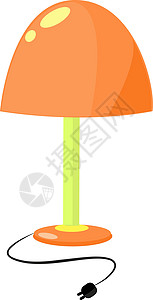 白色背景上的橙色技术橙子灯泡玻璃照明文化灯笼活力蜡烛背景图片