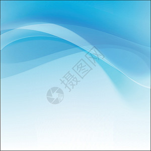 抽象背景浅蓝色曲线与波元2020 00公司传单漩涡白色打印横幅网站海浪卡片小册子背景图片