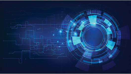 未来科技深蓝色抽象背景 00技术全球科学电路横幅网络商业工程互联网蓝色背景图片