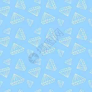 白色背景上的钻石三角形技术装饰艺术墙纸马赛克插图多边形几何学风格背景图片