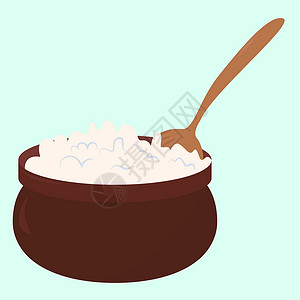 米在白色背景上饭勺厨具健康烹饪美食设备黑色蓝色电饭煲饭团背景图片