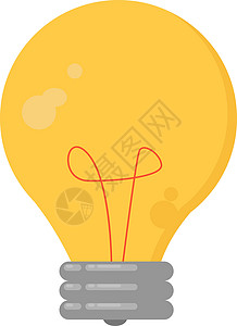 白色背景上的照明解决方案创新技术力量活力灯泡插图创造力艺术背景图片