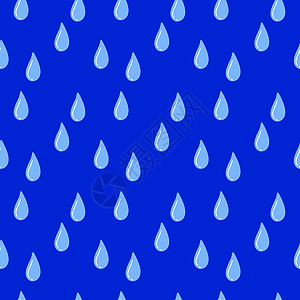 白色背景上的水滴艺术蓝色织物雨滴旅行墙纸装饰品背景图片