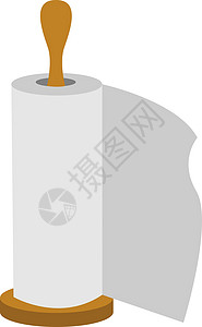 餐巾应用白色背景上的餐巾纸组织圆圈卫生毛巾插图家庭厨房餐巾灰色浴室插画