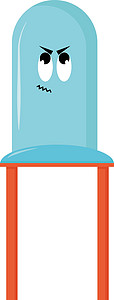白色背景上的蓝色灰色扶手椅商业椅子经理办公室按钮家具卡通片工作背景图片