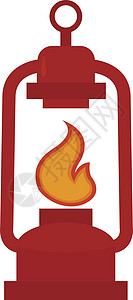 冰蓝火焰灯白色背景上的油火焰气体玻璃金属煤油古董烧伤灯笼设计图片