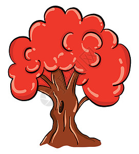 红树 插图 白背景矢量背景图片