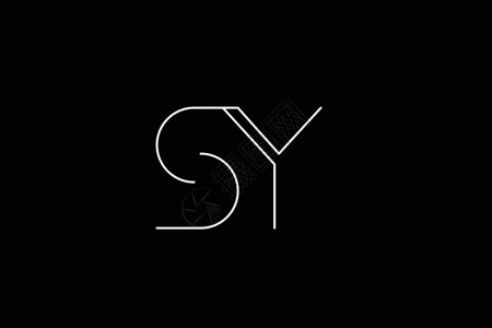 SY YS 抽象矢量标志会标模板背景图片