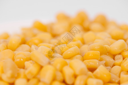 食品成分封闭宏观玉米粒粮食白色饮食黄色营养玉米背景图片