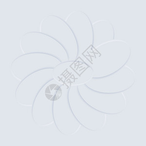 简单和现代 background3d 阴影和光的形状长方形电子商务网络技术白色用户横幅界面圆圈圆形插画