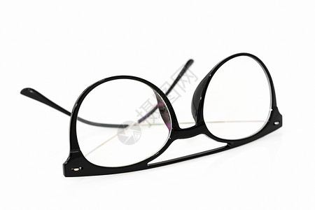 眼眼镜黑色经典镜框商业眼睛视力白色框架个性镜片眼镜工作室衣服背景图片