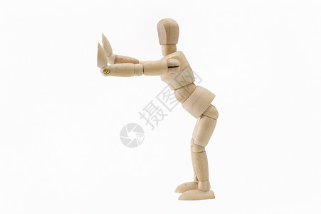 哑木艺术家身体姿势人体白色手臂创造力玩具娃娃数字高清图片