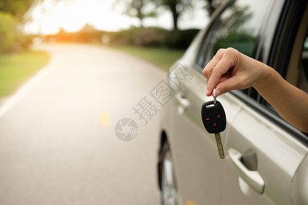 汽车旅行车辆执照驾驶销售司机商业运输安全钥匙背景图片