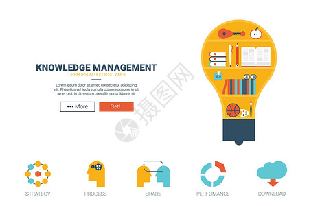 知识管理网站模板背景图片