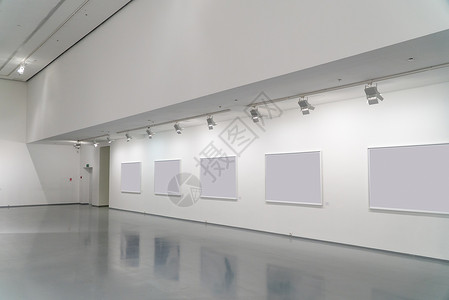 展览画廊综合体广告大厅文化推介会艺术展示边界创造力框架帆布背景图片