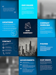 企公司简介公司简介模板工作图表服务推介会蓝色陈述组织信息兴趣生长设计图片