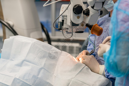 飞秒激光手术外科外科手术医院镜片治疗眼科操作技术药品眼睛配镜师工作背景