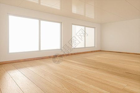 白色的空房间 阳光来自 window3d 渲染框架公寓财产地板窗户建筑学地面反射房子木头背景
