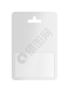 空白白礼品卡包装折扣信用水疱纸板白色借方商业小样优惠券背景图片