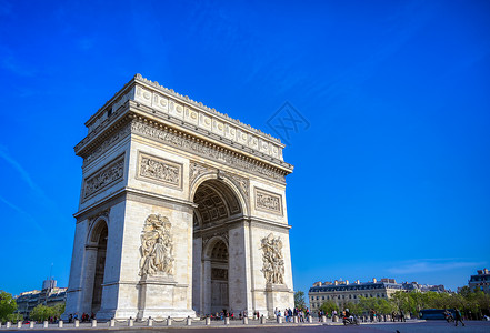 法国巴黎的历史城市纪念馆旅行街道建筑胜利建筑学迂回地标背景图片