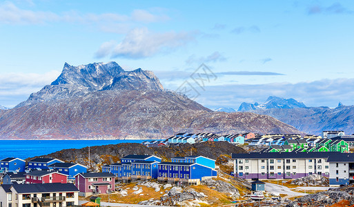 努克峡湾沉降高清图片