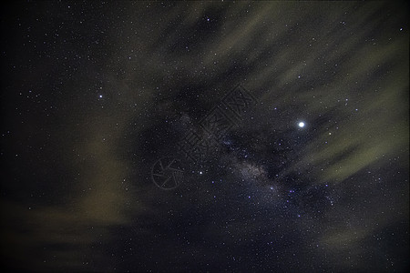 夜幕下天空 闪闪的云层动画星系背景图片