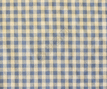 格子面料材料衣服桌子桌布纺织品白色蓝色检查织物正方形背景图片