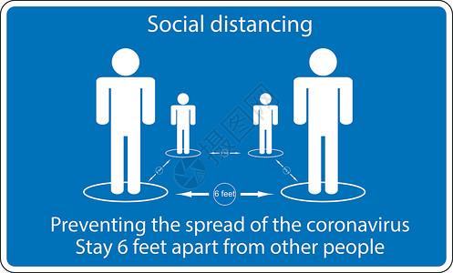 图标人物概念社会距离与其他人保持 6 英尺距离实施社会距离矢量图案的做法生活民众男性仪表男人市场店铺插图感染背景图片
